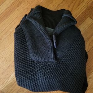 Proenza Schouler Wool Knit Sweater in Forest Green